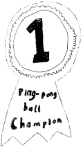 ping pong rosette.  © Yorkshire Ramblers' Club