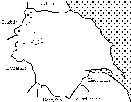 Area Map.  © Yorkshire Ramblers' Club