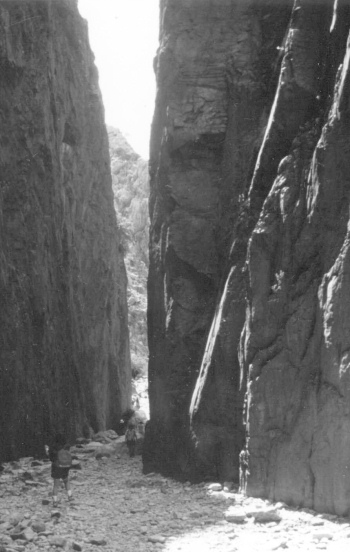 Standley Chasm in the Western MacDonnells.  © Yorkshire Ramblers' Club