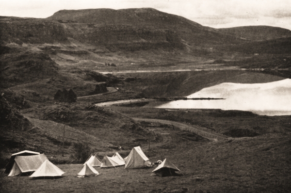 Camp site, Inchnadamph, Whit Meet 1969 by B.E. Nicholson.  © Yorkshire Ramblers' Club