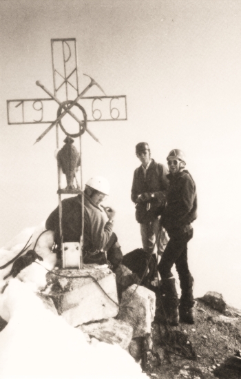 Summit cross on Dent Blanche.  © The Yorkshire Ramblers Club