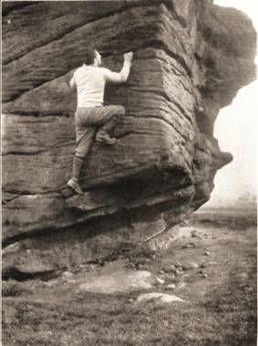 Spofforth Pinnacle by H Wilson.  © Yorkshire Ramblers' Club