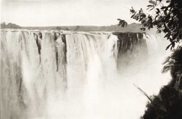 Victoria Falls, River Zambesi by E.H. Sale.  © Yorkshire Ramblers' Club