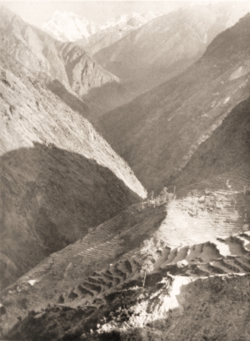 Lower Foothills of Jugal Himal by W.J. Anderson.  © Yorkshire Ramblers' Club