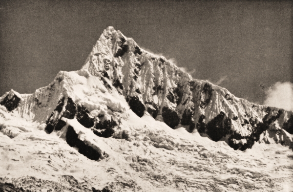 Alpamayo from the South by A. Gregory.  © Alpine Club
