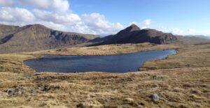 Lurg Mhor and Bidean a'Choire Sheasgaich from Beinn Tharsuinn